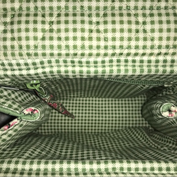 Vera Bradley Quilted Mini Bag Green - Picture 4 of 4